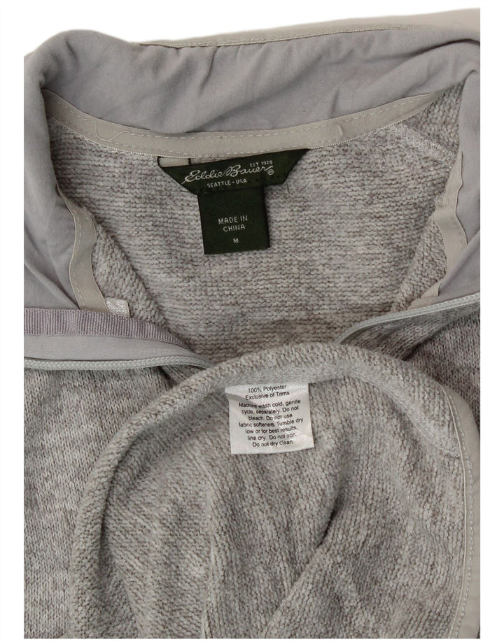 Eddie Bauer Chaqueta de chándal para mujer Reino Unido 14 Poliéster gris medio