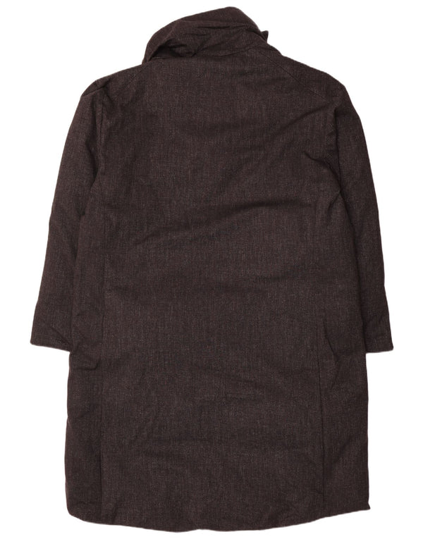 ZARA Hombre Abrigo acolchado UK 40 Large Poliéster negro