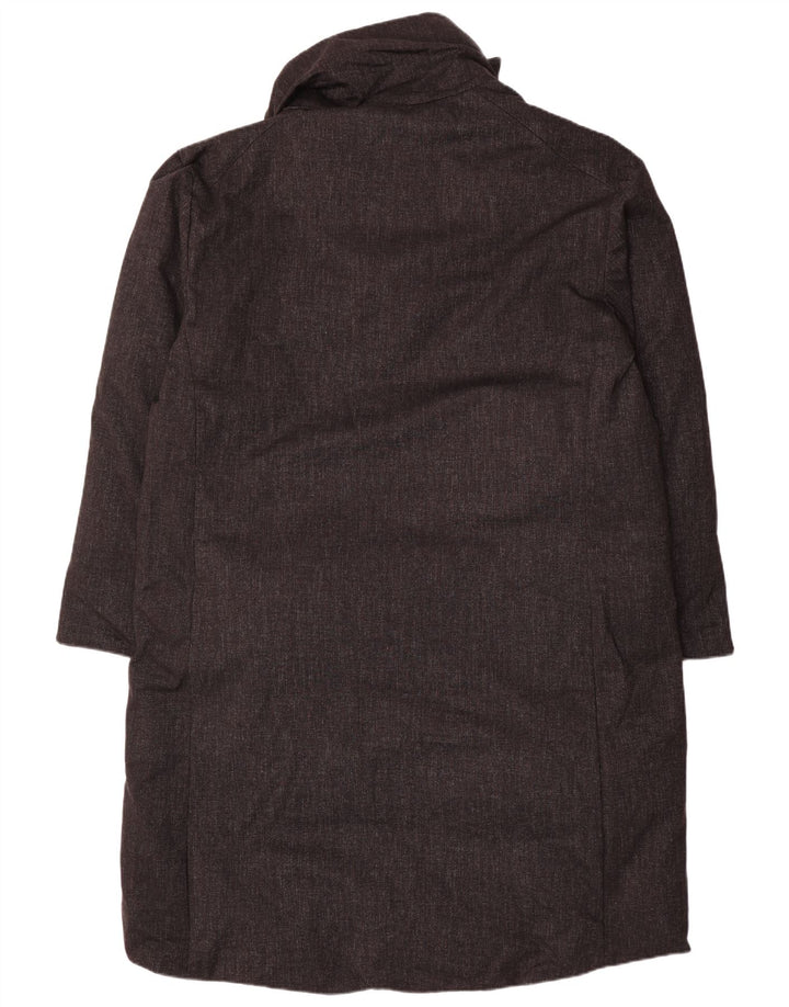 ZARA Hombre Abrigo acolchado UK 40 Large Poliéster negro