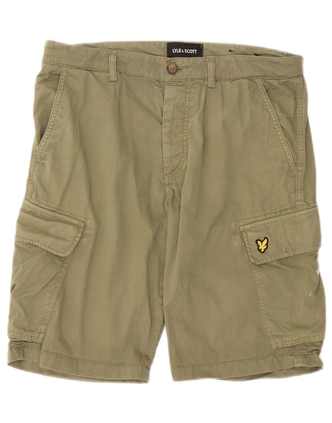 Pantalones cortos tipo cargo Lyle & Scott para hombre W33 Algodón caqui mediano