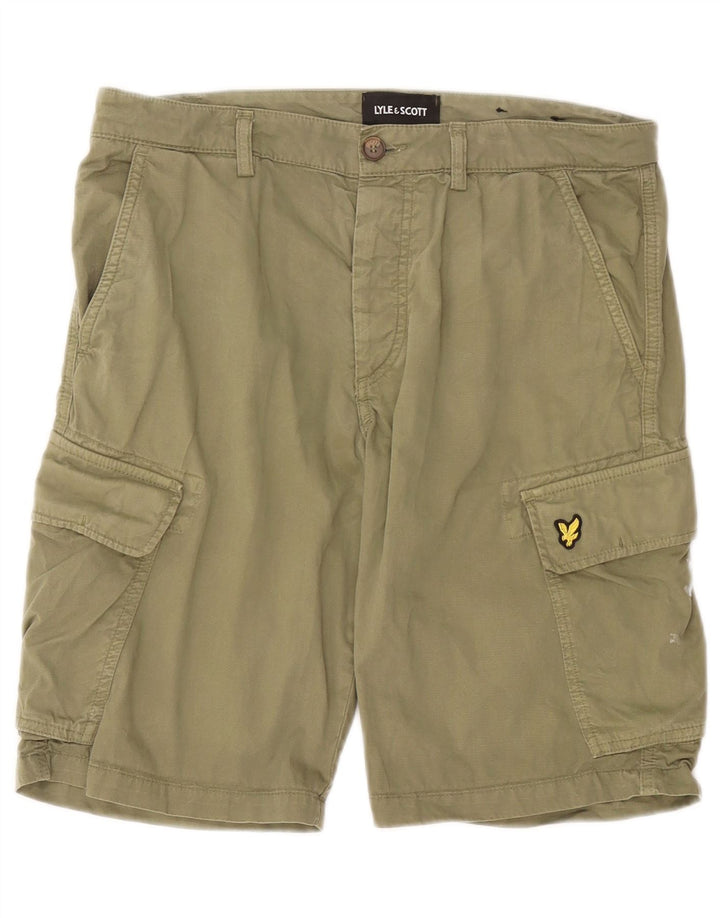 Pantalones cortos tipo cargo Lyle & Scott para hombre W33 Algodón caqui mediano