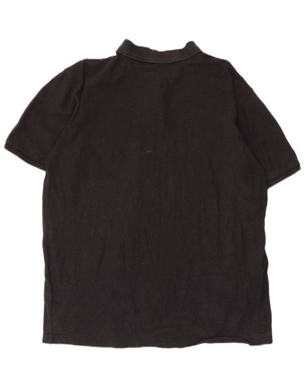 Fila Polo Hombre XL Algodón Negro