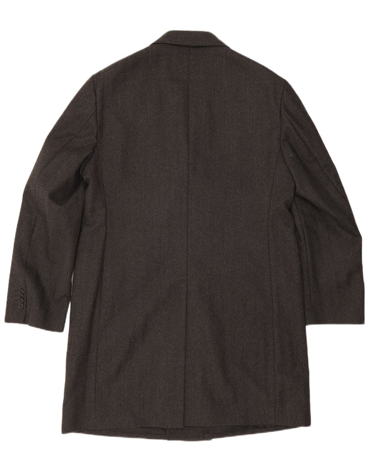 Ader Abrigo de doble botonadura para hombre IT 54 2XL Lana gris