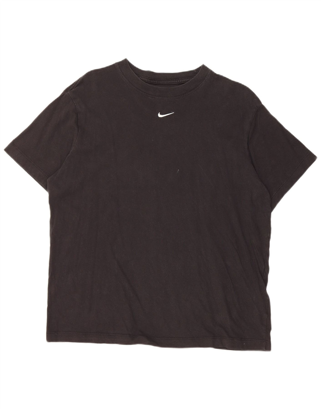 NIKE - Camiseta holgada para hombre, talla pequeña, algodón negro
