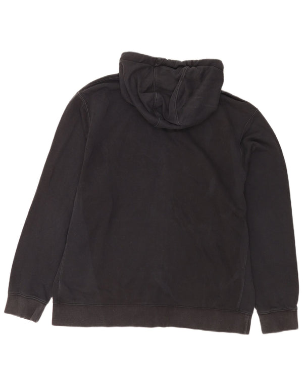 Nike Sudadera con capucha y cremallera para hombre XL Algodón negro