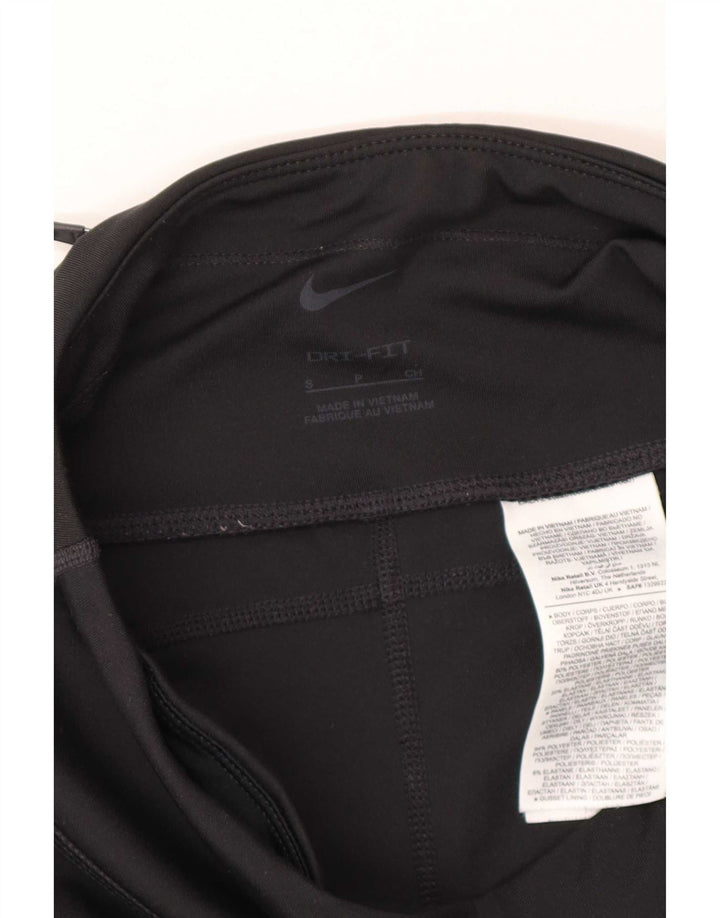 Nike Leggings Dri Fit para mujer UK 8 Small Negro Colorblock Poliéster