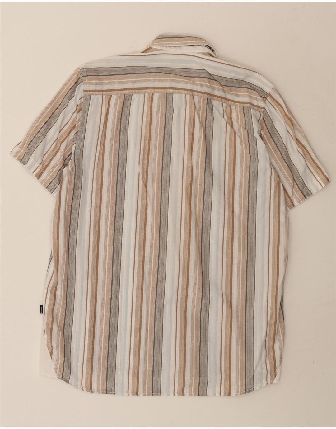 Lerros Camisa Manga Corta Hombre Algodón Rayas Mediana Multicolor