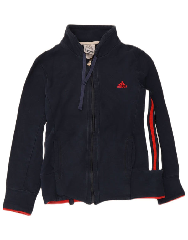 Adidas Chicos Regular Fit Chándal Top Chaqueta 9-10 Años Pequeño Azul Marino