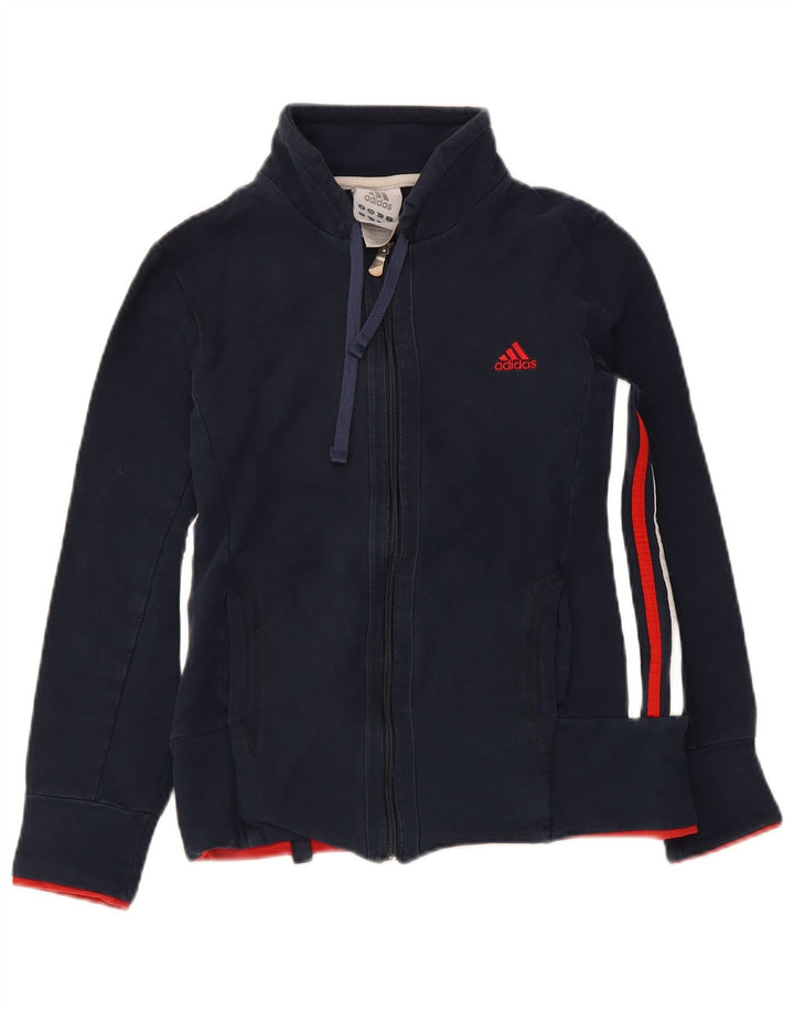 Adidas Chicos Regular Fit Chándal Top Chaqueta 9-10 Años Pequeño Azul Marino
