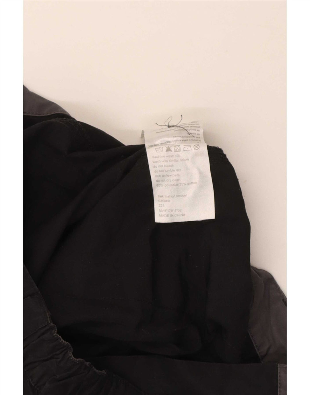 Pantalones cargo rectos para hombre de Mountain Warehouse W32 L30 Poliéster negro