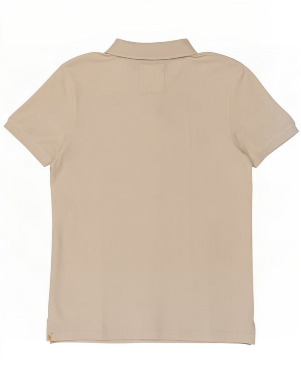 Crew Clothing Polo para hombre Algodón blanco mediano