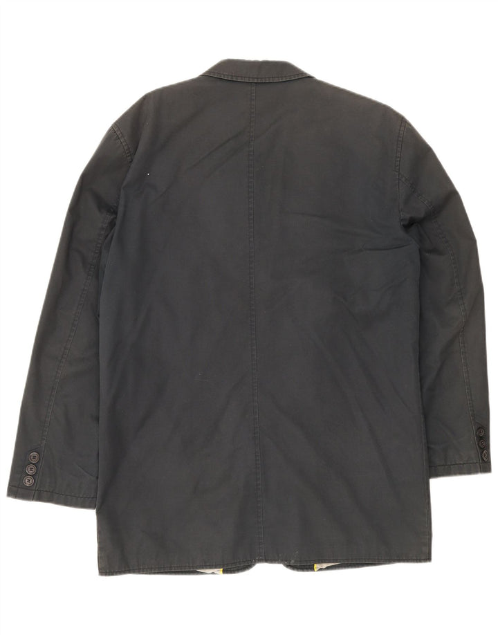 Camel Active Chaqueta tipo blazer de 3 botones para hombre IT 50 Large Grey Cotton