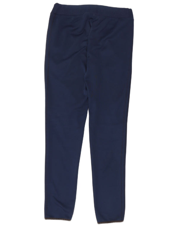 Adidas Pantalones de chándal para mujer UK 10 Small Azul marino Poliéster