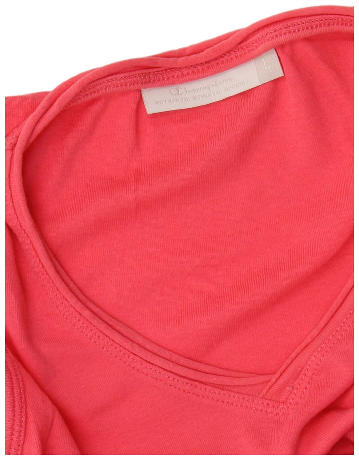 CHAMPION Camiseta sin mangas para mujer UK 14 Large Pink
