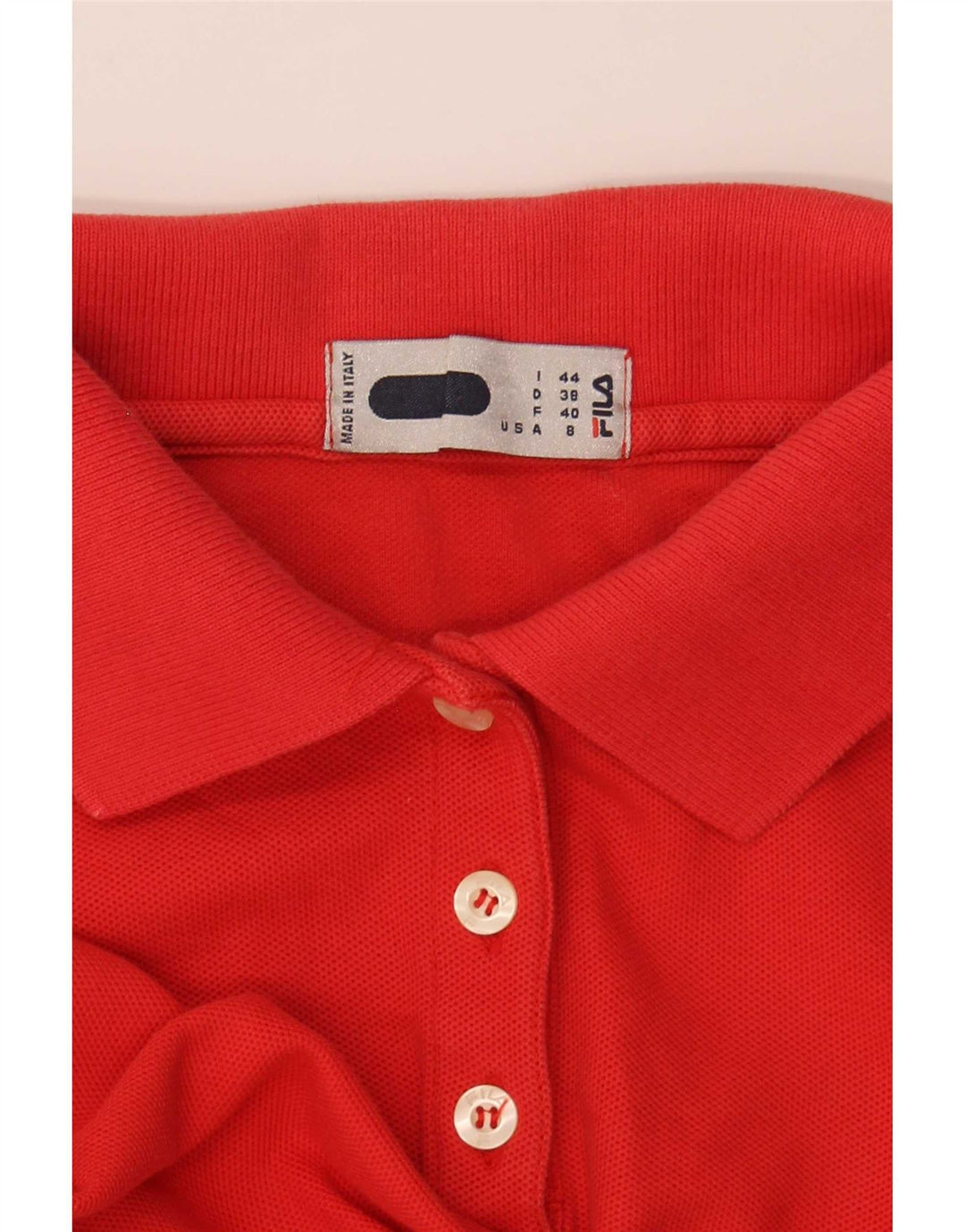 Polo Fila Mujer IT 44 Medio Rojo