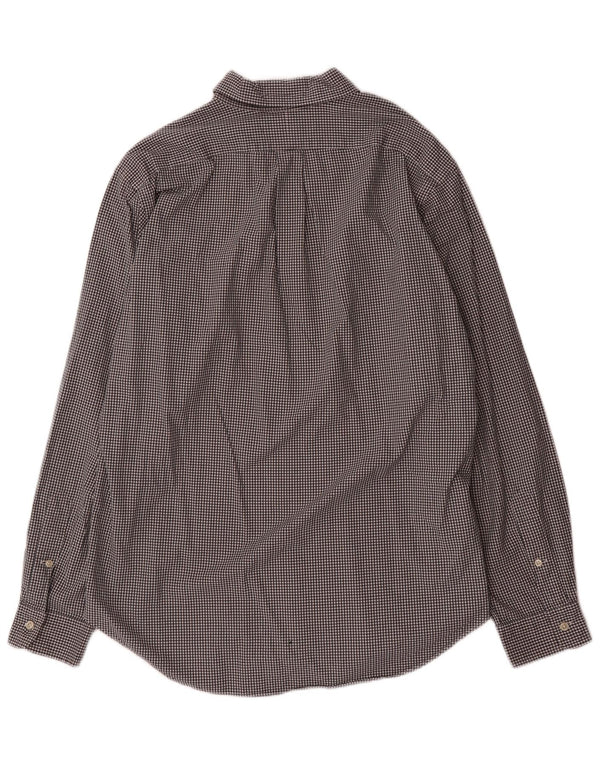 Ralph Lauren - Camisa de corte clásico para hombre, talla grande, algodón a cuadros, color negro