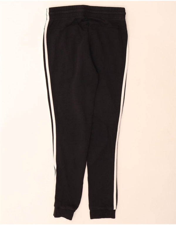 Adidas Pantalones de chándal para mujer Joggers UK 8/10 Small Black Cotton