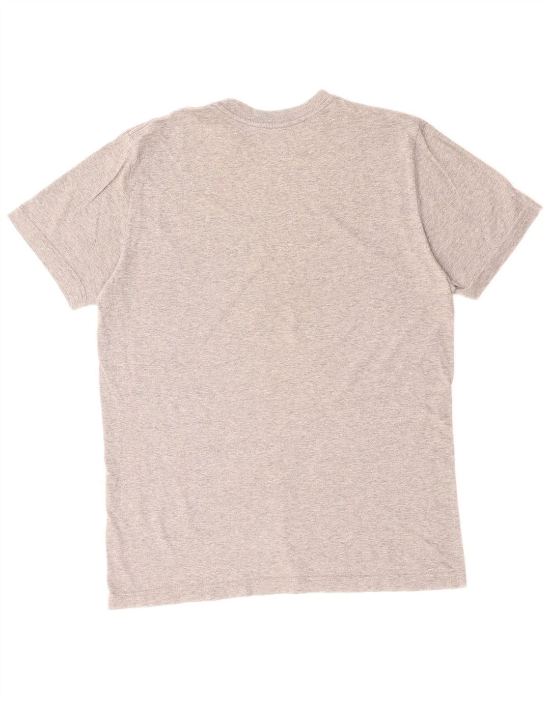 Nike Camiseta de corte regular con gráfico para hombre Top de algodón moteado en gris medio