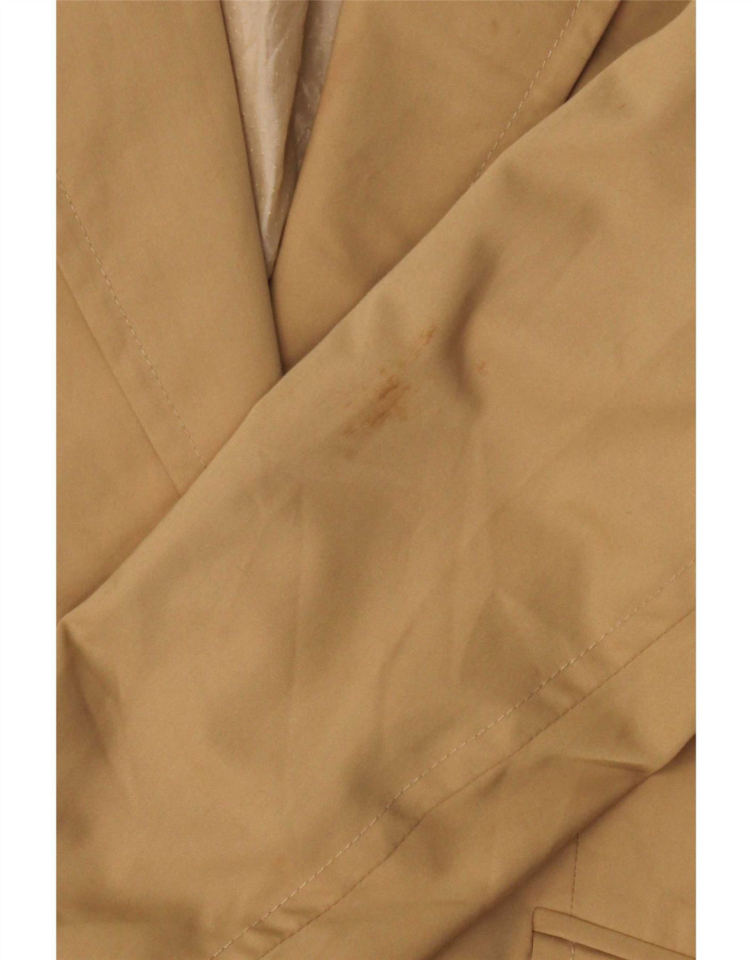 Oasis Chaqueta Blazer de 2 Botones para Mujer UK 42 Medio Beige Poliéster Clásico