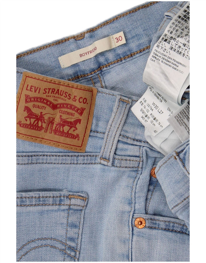 LEVI'S Vaqueros Boyfriend Slim para Mujer W30 L27 Algodón Azul