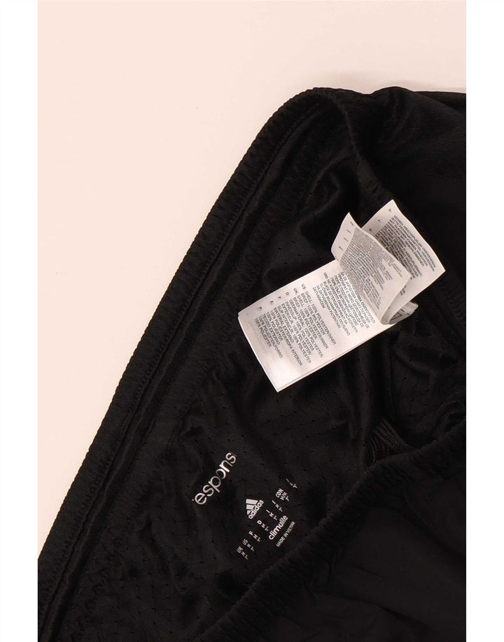 Adidas Mujer Climalite Sport Shorts UK 12 Medio Negro Poliéster