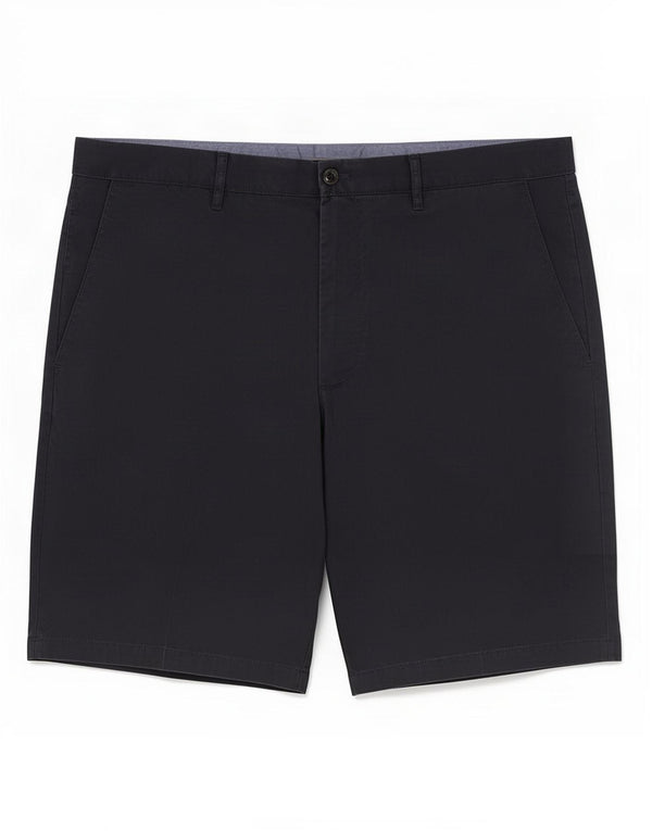 Marks & Spencer Pantalones cortos chinos para hombre W40 XL Algodón azul marino