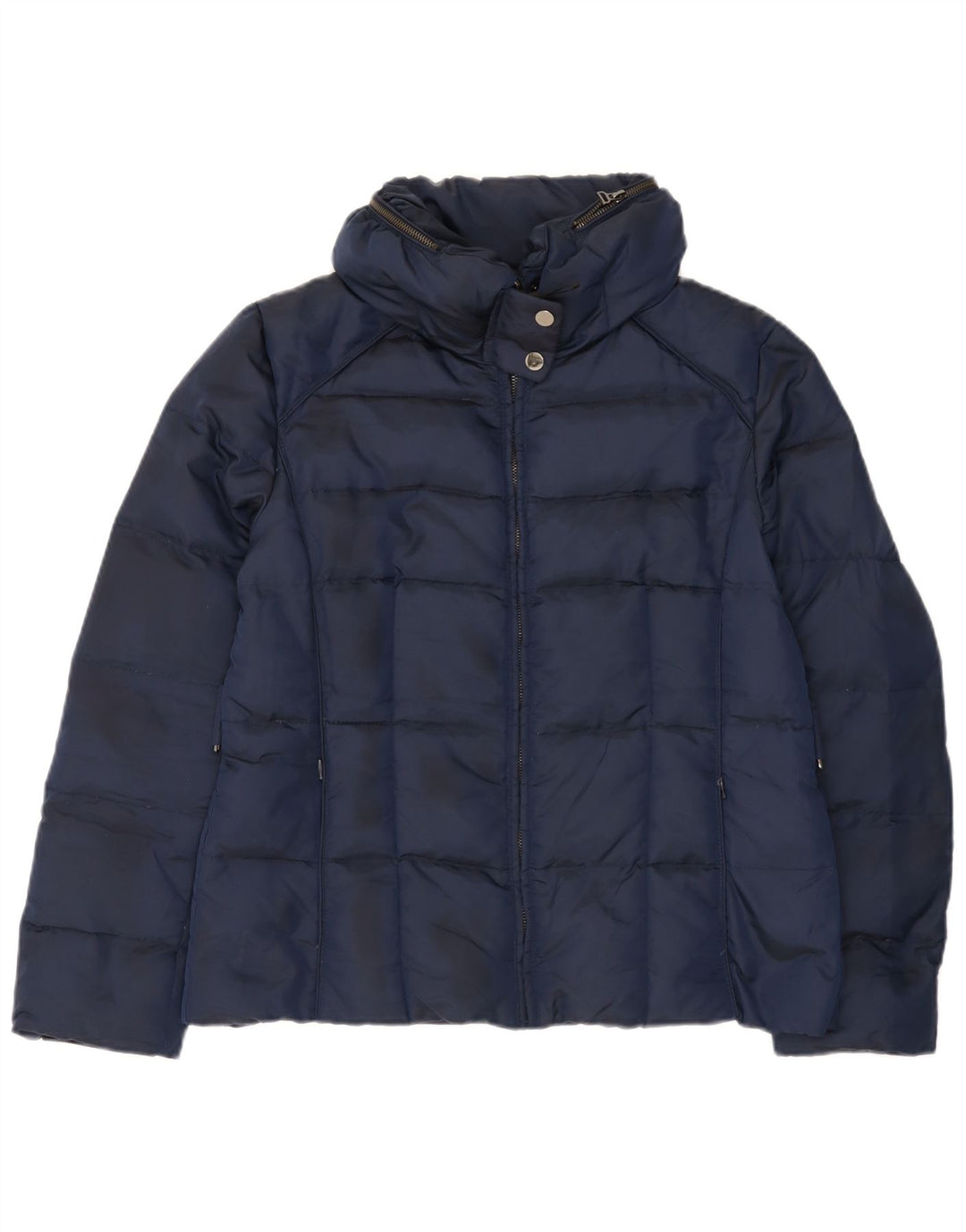 Zara Mujer Chaqueta Acolchada ES 40 XL Nylon Azul Marino