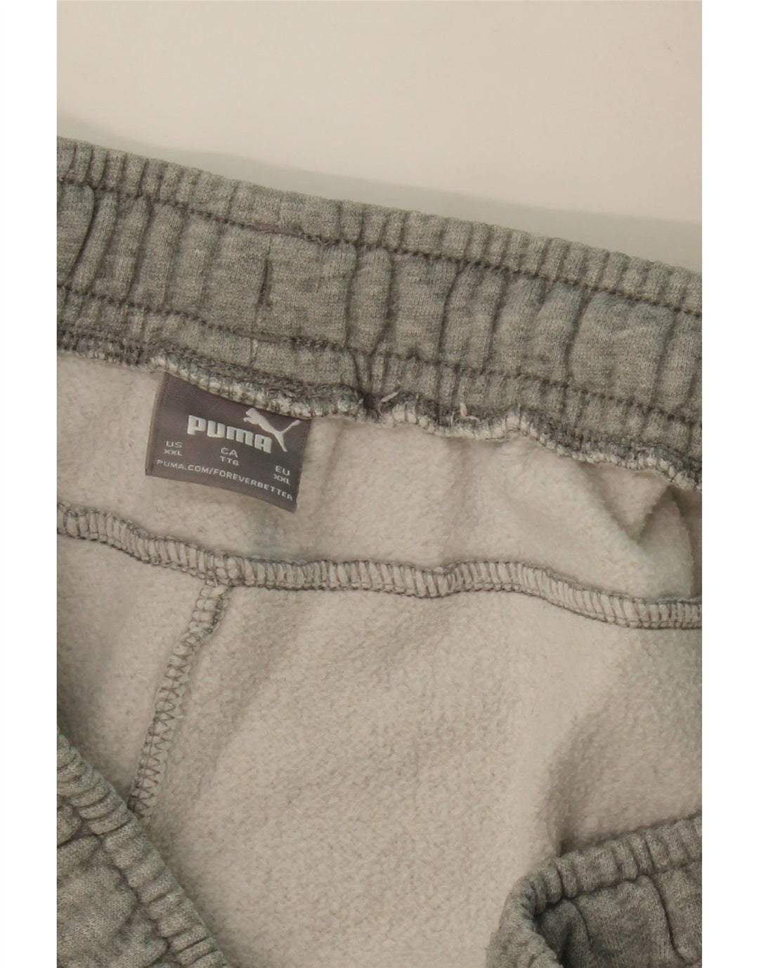 PUMA Pantalón de chándal gráfico para hombre Joggers 2XL Algodón gris