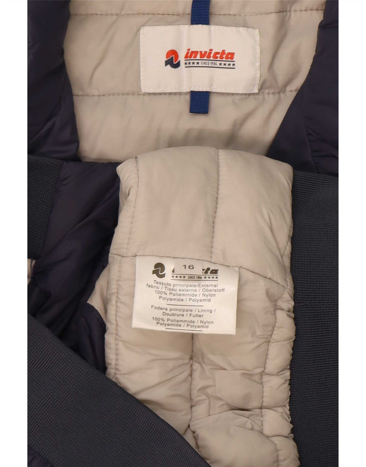 Chaqueta acolchada para mujer Invicta UK 46 Large Poliamida azul marino