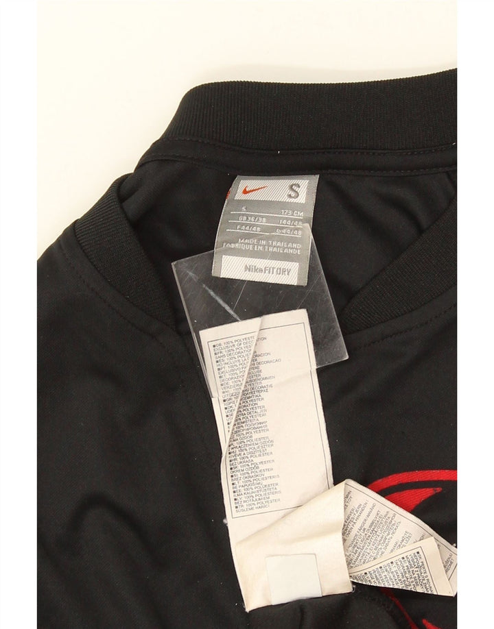 Nike Camiseta sin mangas para hombre UK 36/38 Small Negro Rayas Poliéster