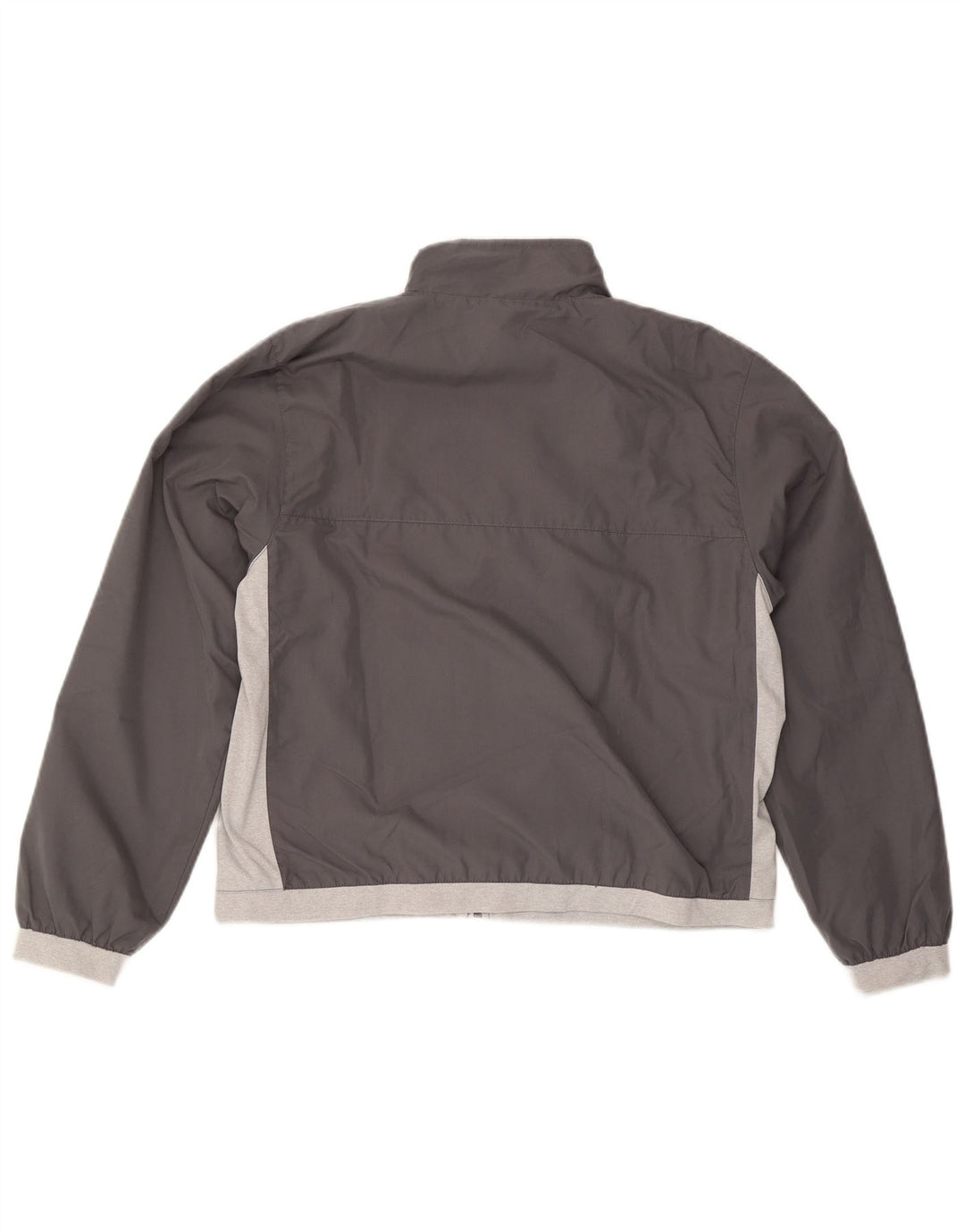 Reebok Chaqueta de chándal para mujer UK 40 Grande Gris Colorblock Poliéster