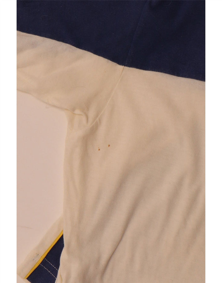 COLMAR Camiseta gráfica para hombre Top Medium White Colourblock Cotton Sports