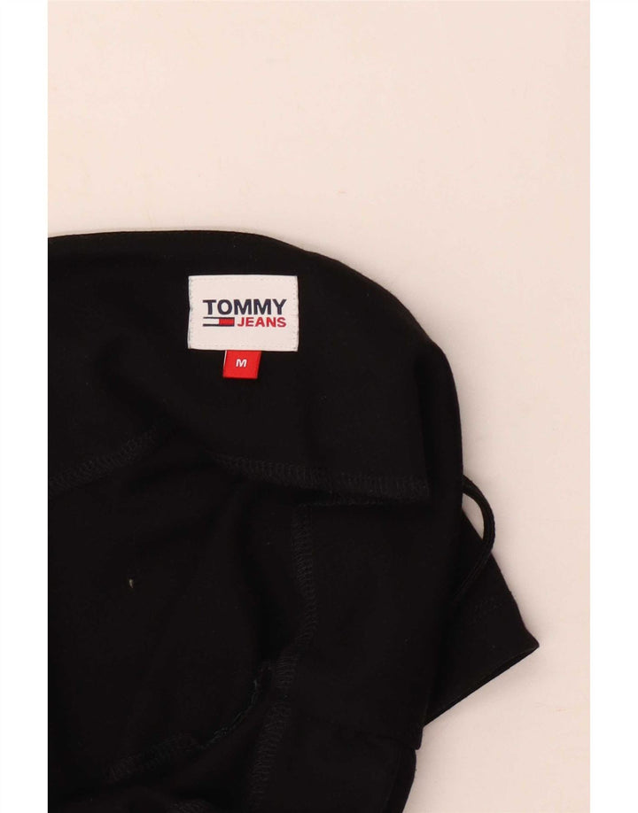 Tommy Hilfiger Top corto halter para mujer UK 12 Mediano Negro