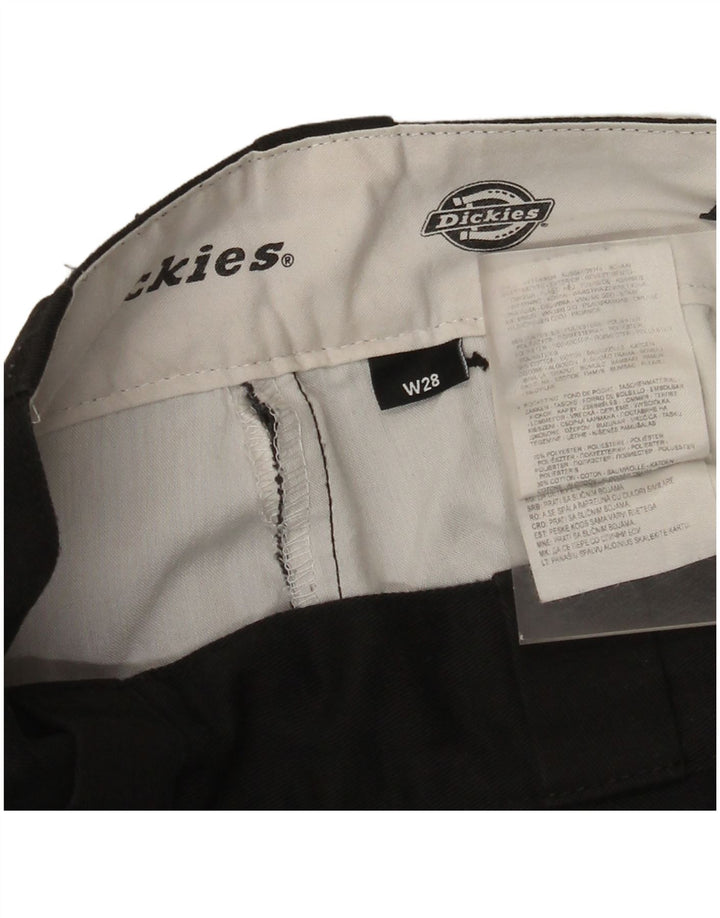 Dickies Pantalón chino recto para hombre W28 L27 Poliéster negro