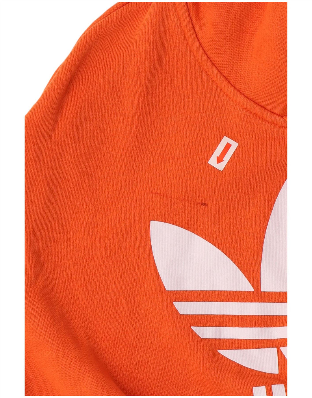 ADIDAS Sudadera con capucha gráfica para niños 12-13 años Algodón naranja