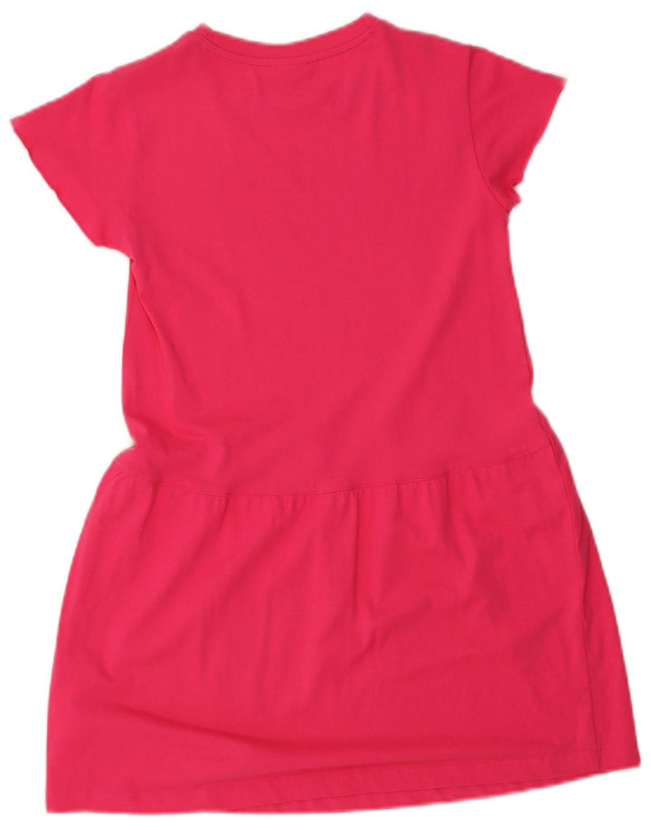 Champion Vestido básico gráfico para niñas 9-10 años Algodón rosa medio