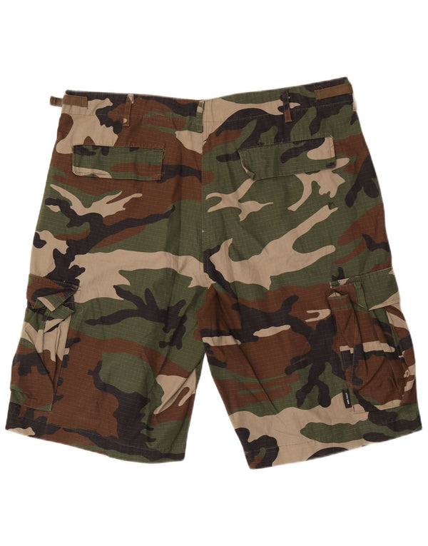 Mil-Tec Shorts Cargo Hombre XL W40 Caqui Camuflaje Algodón