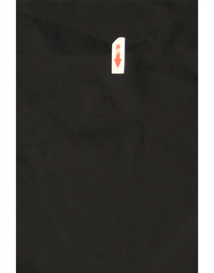 Marks & Spencer Falda Acampanada para Mujer UK 40 Grande W33 Poliéster Negro
