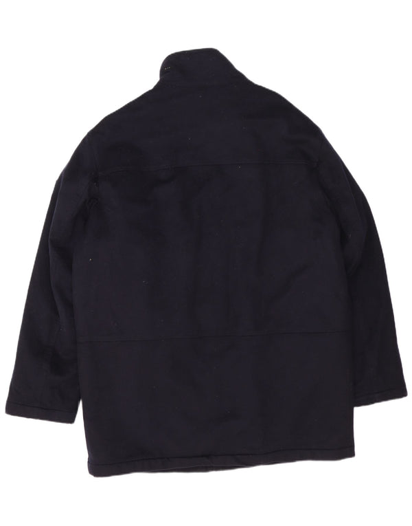 Amerigo Vespucci Abrigo cortavientos para hombre UK 40 Large Azul marino
