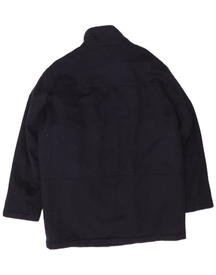Amerigo Vespucci Abrigo cortavientos para hombre UK 40 Large Azul marino