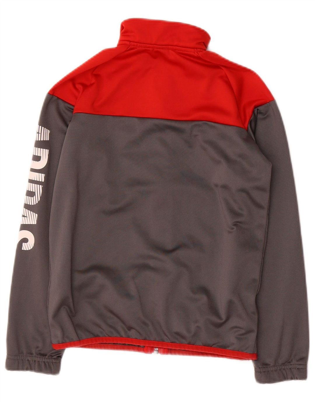 ADIDAS Chaqueta de chándal con gráfico para niños 9-10 años Gris Colorblock