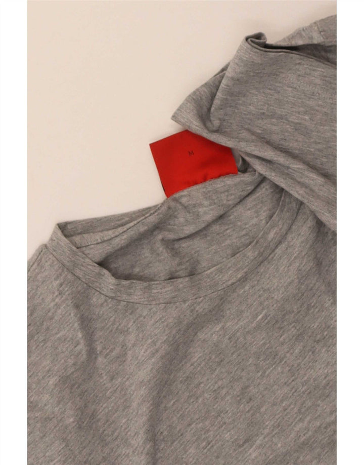 Hugo Boss Hombre Camiseta Top Gris Medio