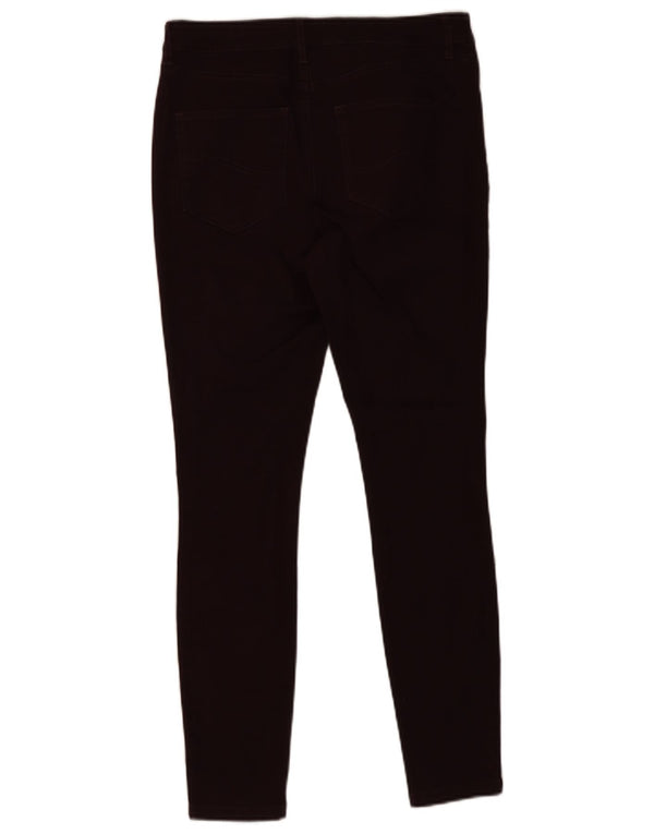 Vaqueros pitillo para mujer Fat Face UK 10 Small W28 L28 Algodón burdeos