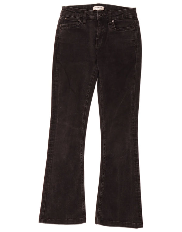 Zara Vaqueros Acampanados Mujer EU 34 2XS W24 L28 Negro