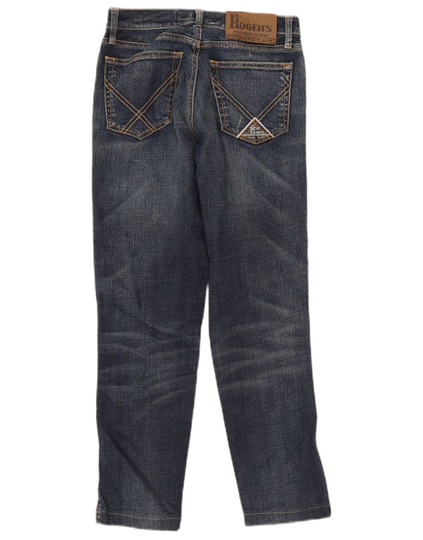 Roy Rogers Jeans ajustados para mujer IT 40 Small W27 L27 Algodón azul