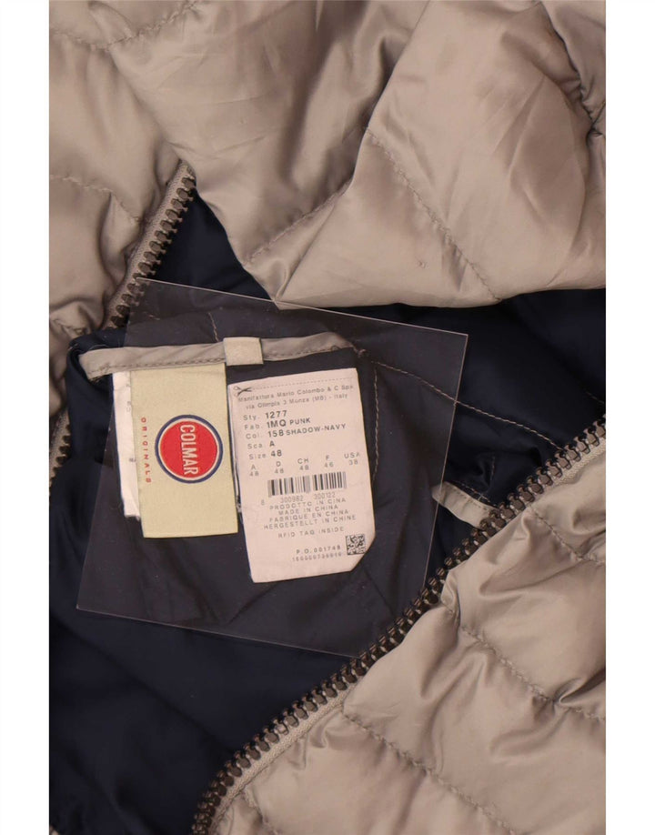 Colmar Hombre Chaqueta Acolchada Con Capucha IT 48 Poliéster Gris Medio