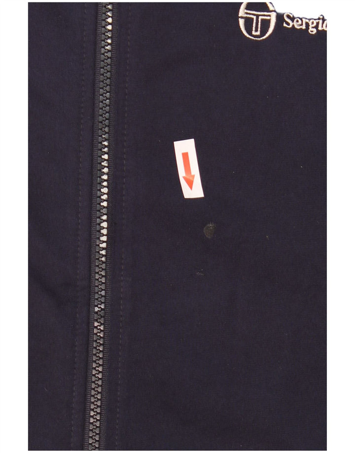 Sergio Tacchini Hombre Gráfico Chándal Top Chaqueta XL Azul Marino