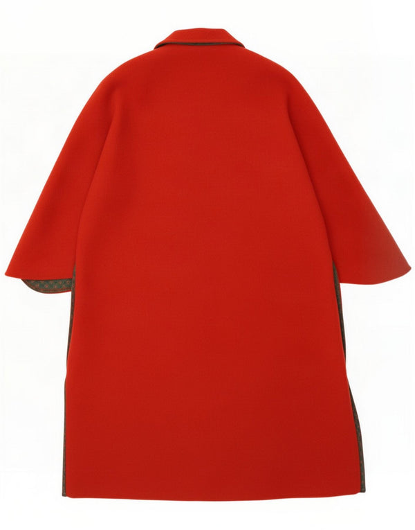 Abrigo de murciélago vintage para mujer UK 46 Large Red