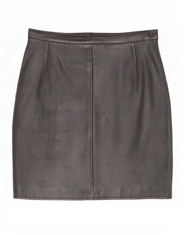 Falda de cuero para mujer i Blues IT 42 Medium W28 Black