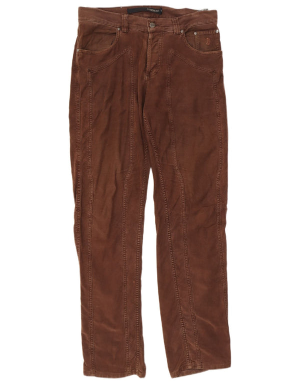 Jeckerson Pantalones Casuales Rectos Para Hombre W36 L33 Algodón Marrón